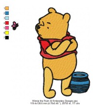 Winnie the Pooh 32 Embroidery Designs